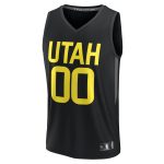 youth utah jazz fanatics black fast break replica custom jersey – statement edition – Genuine NBA Hats & Jerseys for Fans