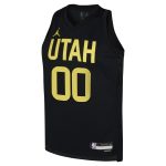 youth utah jazz jordan clarkson jordan brand black swingman jersey – statement edition – Genuine NBA Hats & Jerseys for Fans