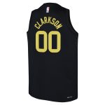youth utah jazz jordan clarkson jordan brand black swingman jersey – statement edition – Genuine NBA Hats & Jerseys for Fans