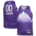 youth utah jazz jordan clarkson nike purple 202425 swingman player jersey – city edition – Genuine NBA Hats & Jerseys for Fans