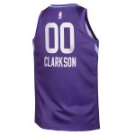 youth utah jazz jordan clarkson nike purple 202425 swingman player jersey – city edition – Genuine NBA Hats & Jerseys for Fans