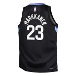 youth utah jazz lauri markkanen jordan brand black swingman jersey – statement edition 201915092 – Genuine NBA Hats & Jerseys for Fans