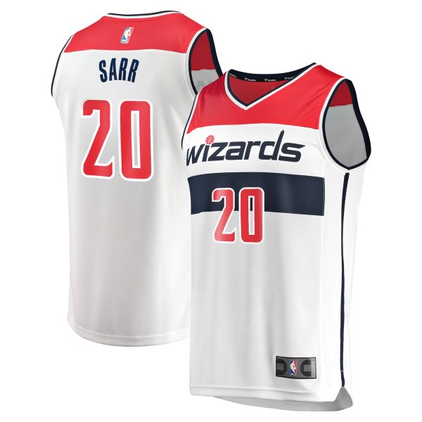 youth washington wizards alexandre sarr fanatics white fast break replica player jersey – association edition – Genuine NBA Hats & Jerseys for Fans