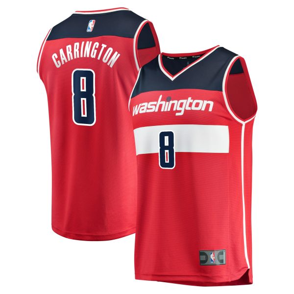 youth washington wizards carlton carrington fanatics red fast break replica player jersey – icon edition – Genuine NBA Hats & Jerseys for Fans
