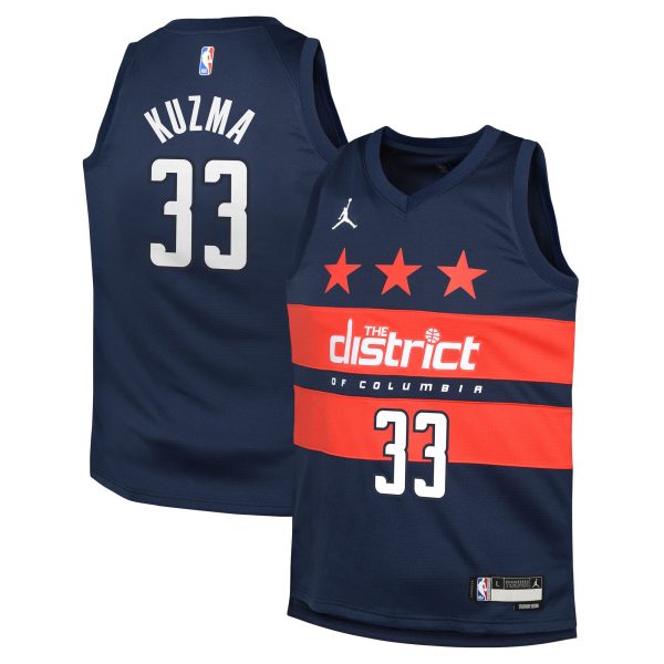 youth washington wizards kyle kuzma jordan brand navy swingman jersey – statement edition – Genuine NBA Hats & Jerseys for Fans