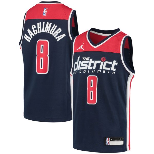 youth washington wizards rui hachimura jordan brand navy 202021 swingman player jersey – statement edition – Genuine NBA Hats & Jerseys for Fans